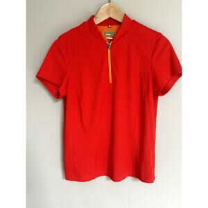 Tail Activewear Tail Tech‎ Golf Shirt Orange Size Small